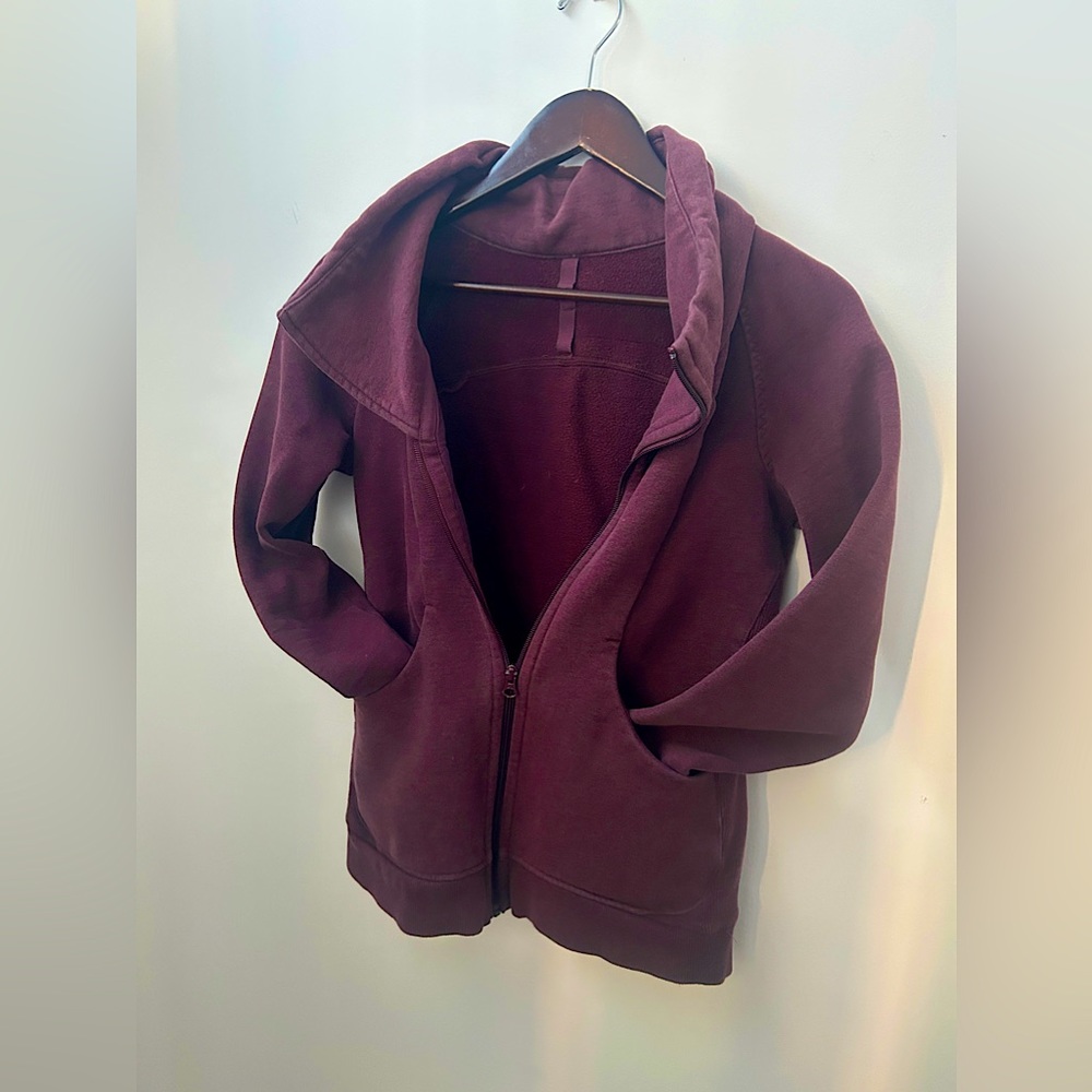 Lululemon Maroon Zipup Jacket